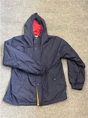 Eddie Bauer Men’s Hooded Windbreaker Jacket, Navy, Medium